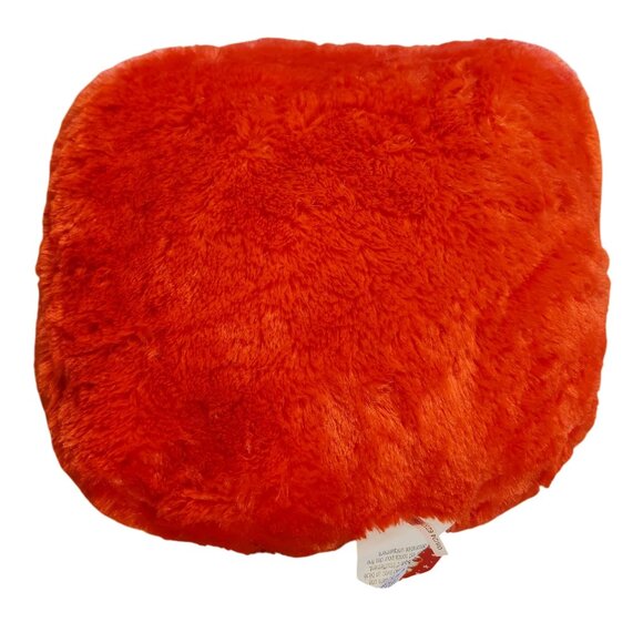 Set of 2 Sanrio Hello Kitty Red Faux Fur Decorative Pillows 14x14 Peppermint Bow - Picture 4 of 7